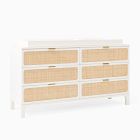 Ida Woven Wide Dresser with Removable Topper (60")