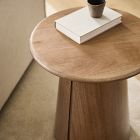 Anton Solid Wood Round Side Table (20")