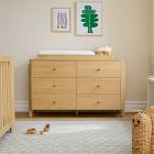 Atlas 6-Drawer Wide Dresser with Removable Topper (56")