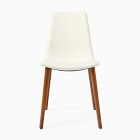 Slope Upholstered Dining Chair - Wood Legs