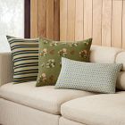 Emma Chamberlain Embroidered Floral Pillow Cover