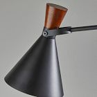 Walnut LED Task Floor Lamp (52")
