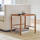 Arnet Solid Wood and Glass Nesting Side Tables (18"&ndash;24")