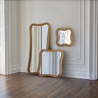 Elodie Wavy Tubular Floor Mirror