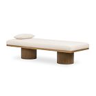Fluted Base Chaise (73")