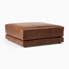 Melbourne Leather Ottoman