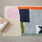 Shapes &amp; Colorblock Bath Mat