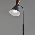 Walnut LED Task Floor Lamp (52")