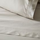 400-Thread-Count Organic Percale Pleated Edge Sheet Set