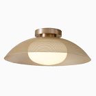Bezel Perforated Metal Flush Mount (16")