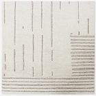 Painted Mixed Stripes Wool Rug