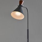 Walnut LED Task Floor Lamp (52")