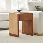 Baldwin Raffia Storage Side Table (18")