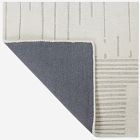 Painted Mixed Stripes Wool Rug