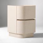 Solstice Painted Raffia Mini Nightstand (16")