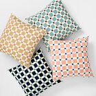 Crewel Geo Check Pillow Cover