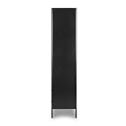 Bronzed Iron Tall Glass Cabinet (40")