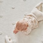 Dot Border Wool Rug