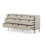 Iron &amp; Acacia 6-Drawer Dresser (62")