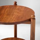 Pierce &amp; Ward Wood Tiered Side Table (18")