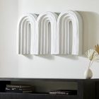 Textured Arch Papier-Mache Dimensional Wall Art by Diego Olivero