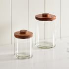 Clover Wood &amp; Glass Bath Accessories