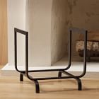 Willow Fireplace Log Holder &amp; Screen Set