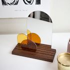 SZKLO Glass Look At Me Mirror Stand