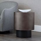 Modern Steel Side Table (18")