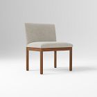 Open Box: Hargrove Banquette Armless Single - Twill Dove, Cool Walnut