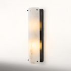 Open Box: Hugo Alabaster Sconce (4.8"w x 18"H) - Matte Black