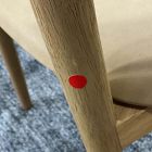 Open Box: Marcus Samuelsson Leather Dining Chair - Ludlow Leather Sand, Blonde