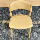 Open Box: Marcus Samuelsson Leather Dining Chair - Ludlow Leather Sand, Blonde