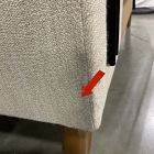 Open Box: Olive Standard Back Swoop Arm Right Arm Chaise - Twill Sand, Pecan