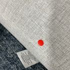 Open Box: Telluride Aluminum Outdoor Armless Single with Cushions - Crosshatch Weave Frost Gray, Dark Bronze