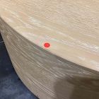 Open Box: Volume Drum Coffee Table (36") - Washed Oak
