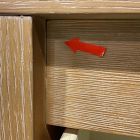 Open Box: Alfie 6-Drawer Dresser (56") - Warm Cerused
