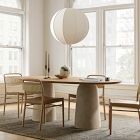 Leona Oval Pedestal Dining Table (86")