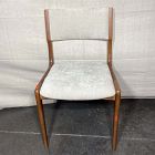 Open Box: Damon Dining Chair - Performance Distressed Velvet Sand, Cool Walnut