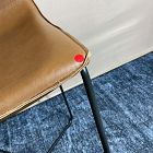 Open Box: Slope Leather Counter Stool (26") -  Saddle Leather Nut, Charcoal