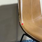 Open Box: Slope Leather Counter Stool (26") -  Saddle Leather Nut, Charcoal