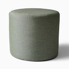 Open Box: Sunbrella® Indoor/Outdoor Cast Round Pouf - Sage
