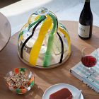 Folk Glass &amp; Wood Food Dome
