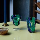 Folk Glass Tumblers (Set of 2)