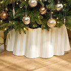 Ruffle Linen Tree Collar