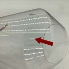 Open Box: Sculptural Glass Shade, Geo Mini (6") - Clear
