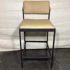 Open Box: Freeman Leather Counter Stool (26"H) - Ludlow Leather Cumin, Textured Antique Bronze
