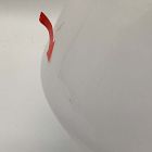 Open Box: Sculptural Glass Shade, Geo Mini (6") - Milk