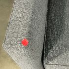 Open Box: Harris Sofa w/ Bench Cushion (56"W, 35"D) - Performance Chenille Tweed Pewter