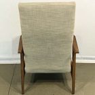 Open Box: Mid-Century Show Wood Recliner - Performance+ Yarn Dyed Linen Weave Sand